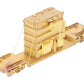 Overland 1347 HO Brass Center Flat Car w/Transformer Load EX/Box