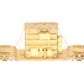 Overland 1347 HO Brass Center Flat Car w/Transformer Load EX/Box