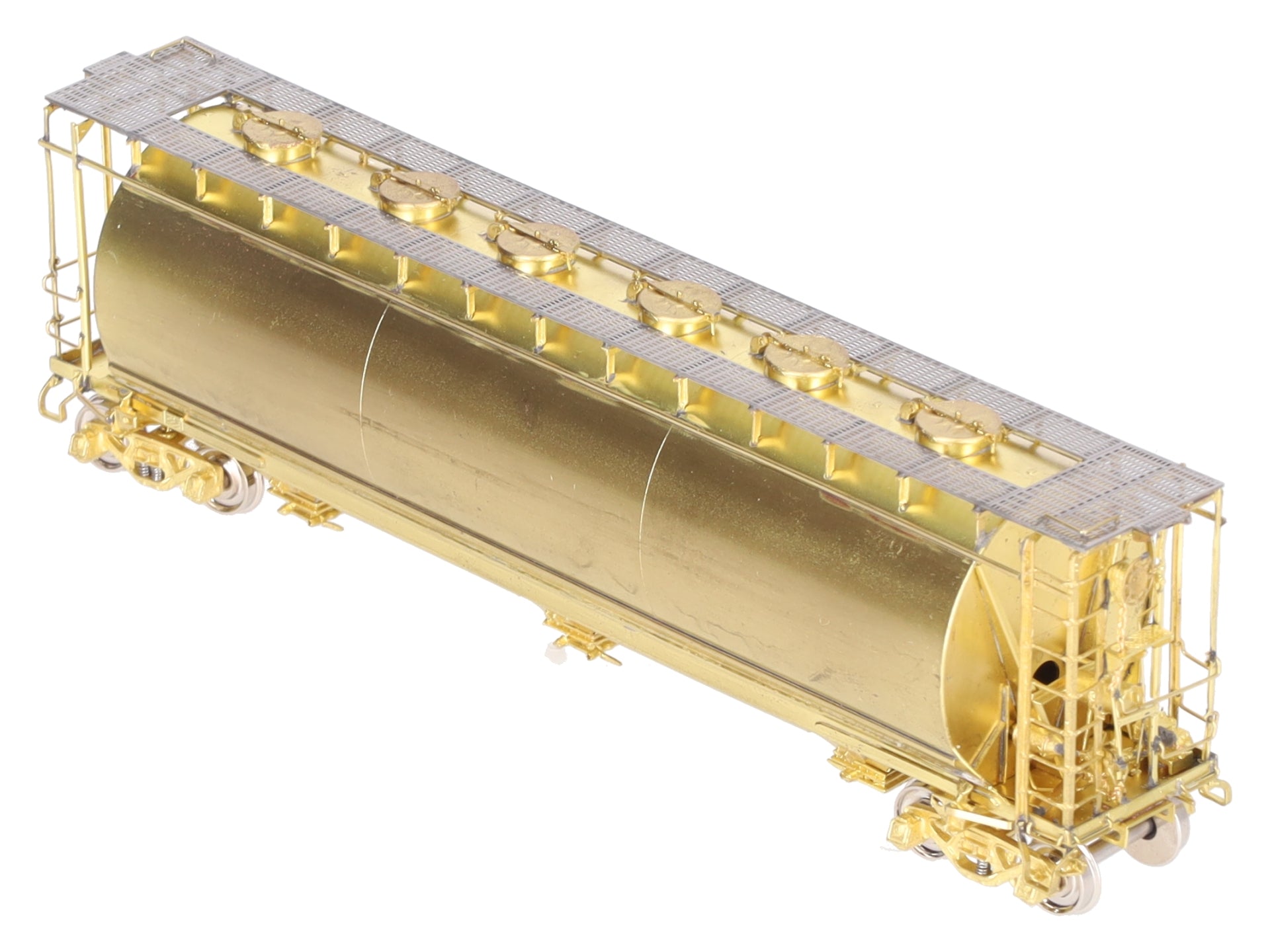 Overland OMI-3039 HO BRASS NYC 'ACF' Cylindrical Covered Hopper -Unpainted EX/Box