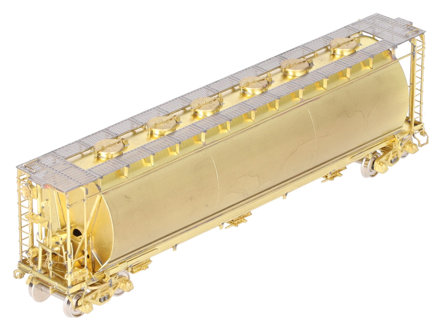 Overland OMI-3039 HO BRASS NYC 'ACF' Cylindrical Covered Hopper -Unpainted EX/Box