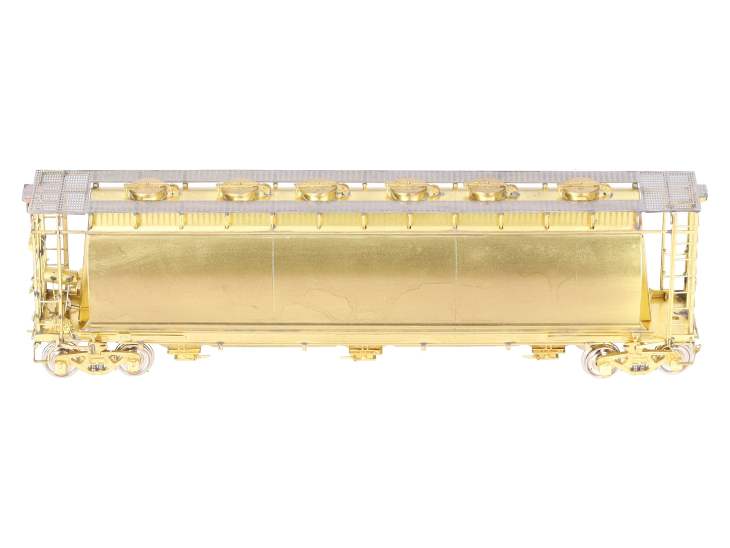 Overland OMI-3039 HO BRASS NYC 'ACF' Cylindrical Covered Hopper -Unpainted EX/Box