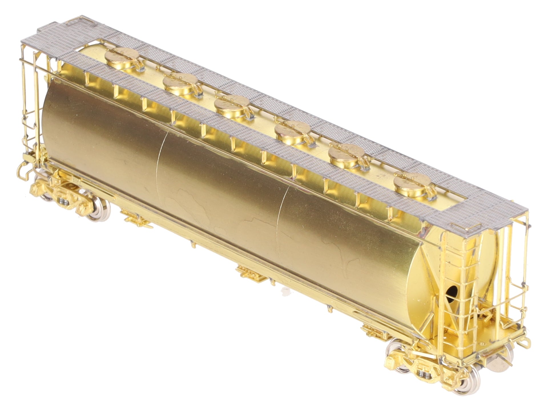 Overland OMI-3039 HO BRASS NYC 'ACF' Cylindrical Covered Hopper -Unpainted EX/Box