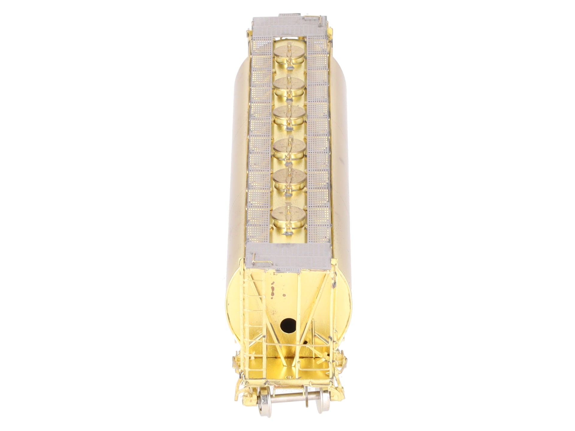 Overland OMI-3039 HO BRASS NYC 'ACF' Cylindrical Covered Hopper -Unpainted EX/Box