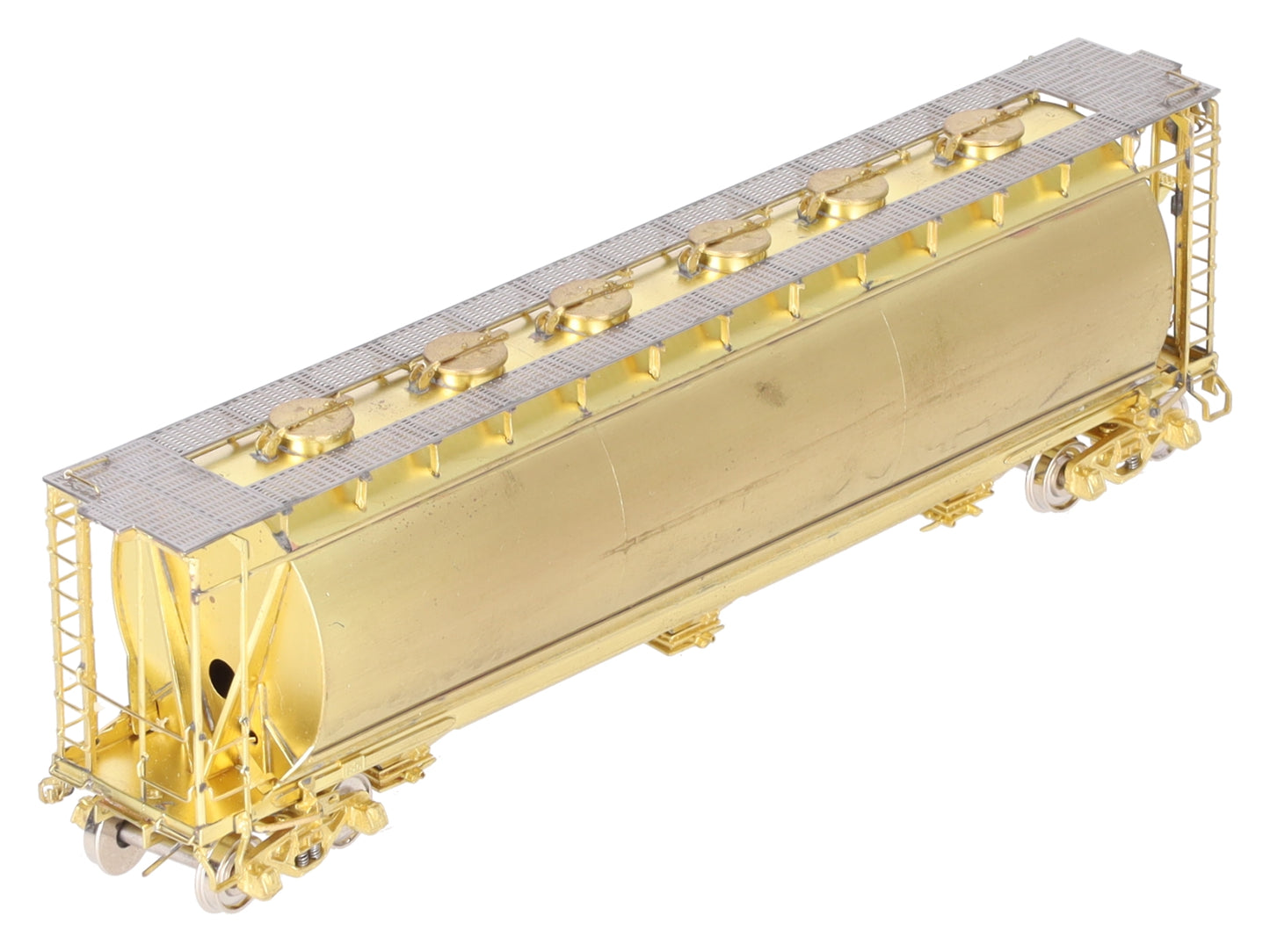 Overland OMI-3039 HO BRASS NYC 'ACF' Cylindrical Covered Hopper -Unpainted EX/Box