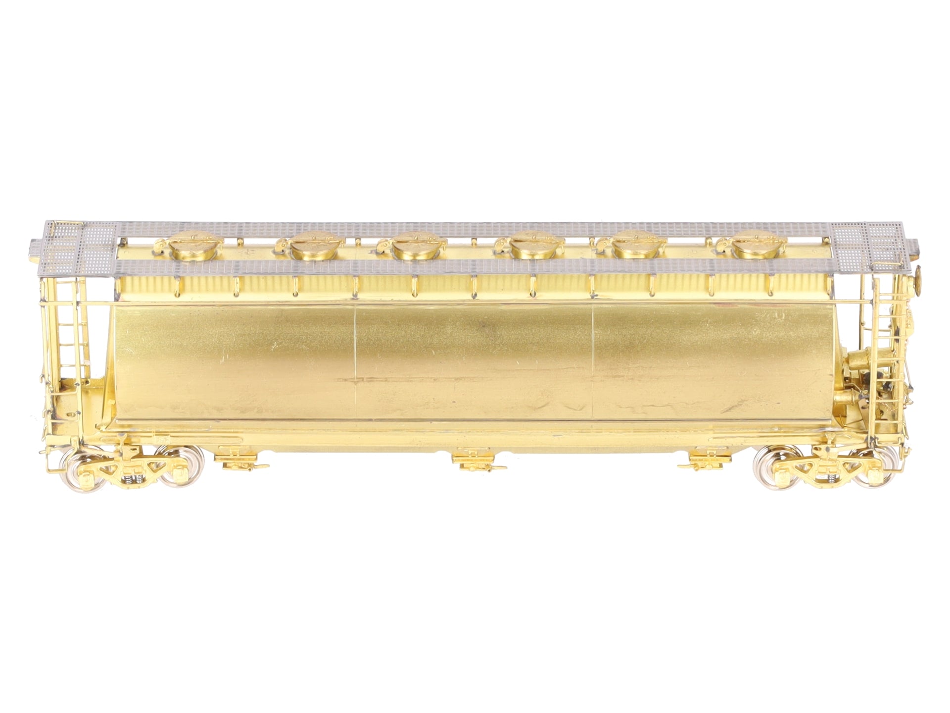 Overland OMI-3039 HO BRASS NYC 'ACF' Cylindrical Covered Hopper -Unpainted EX/Box