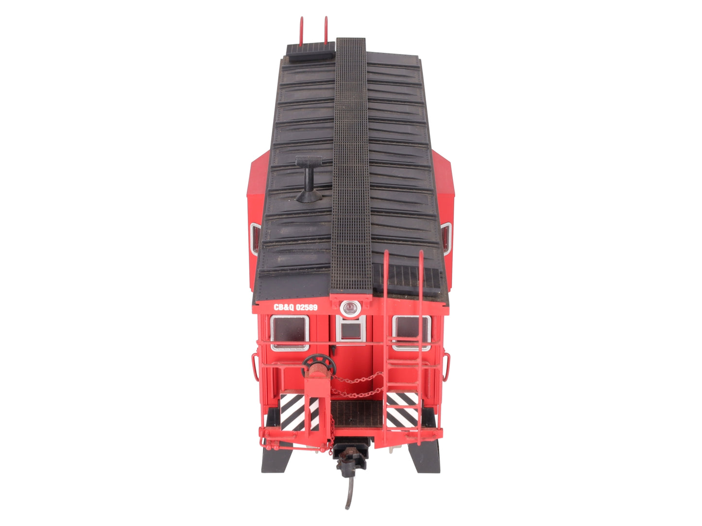 USA Trains 12054 G Burlington Route Bay Window Caboose - Metal Wheels EX/Box
