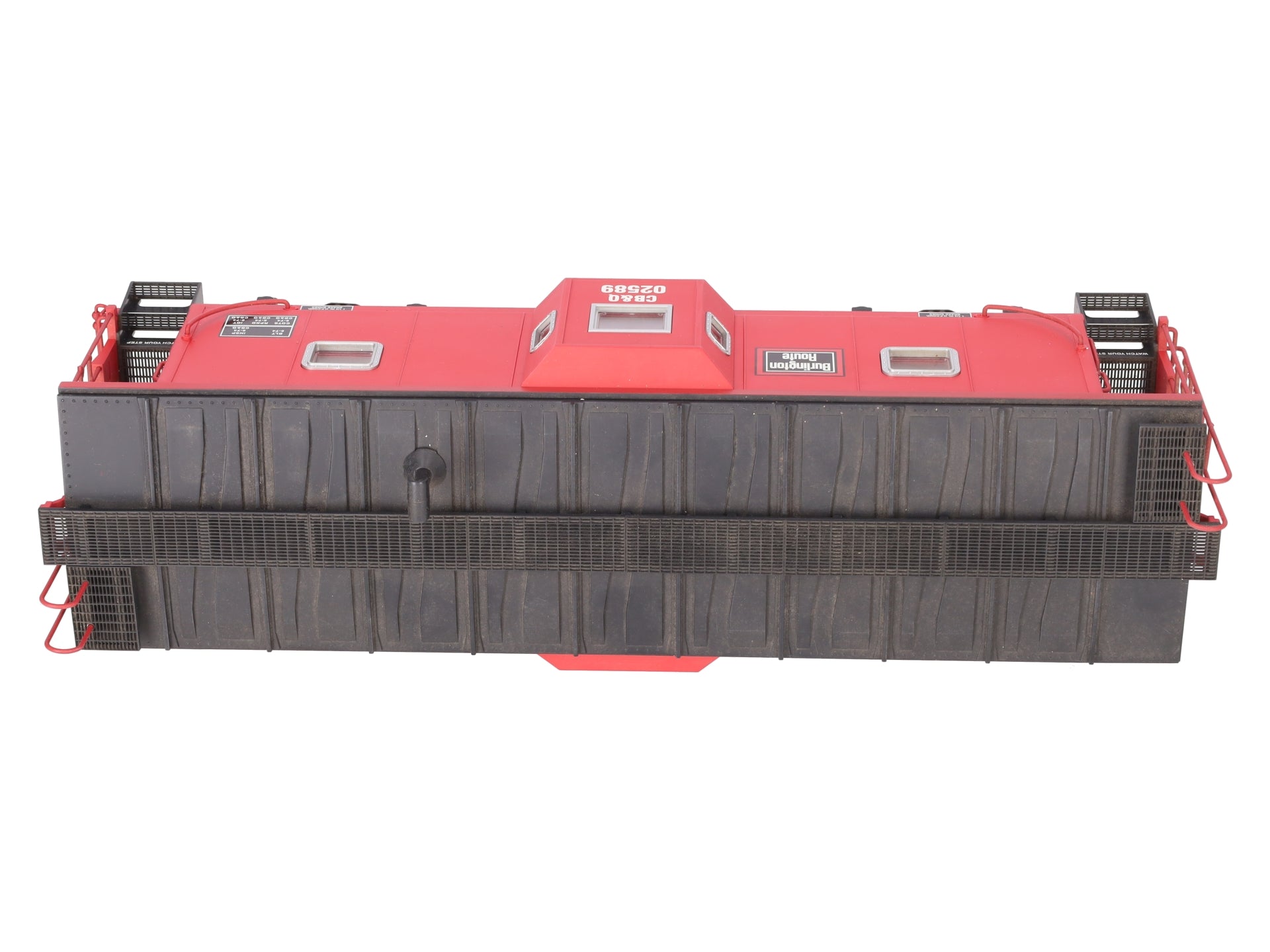 USA Trains 12054 G Burlington Route Bay Window Caboose - Metal Wheels EX/Box