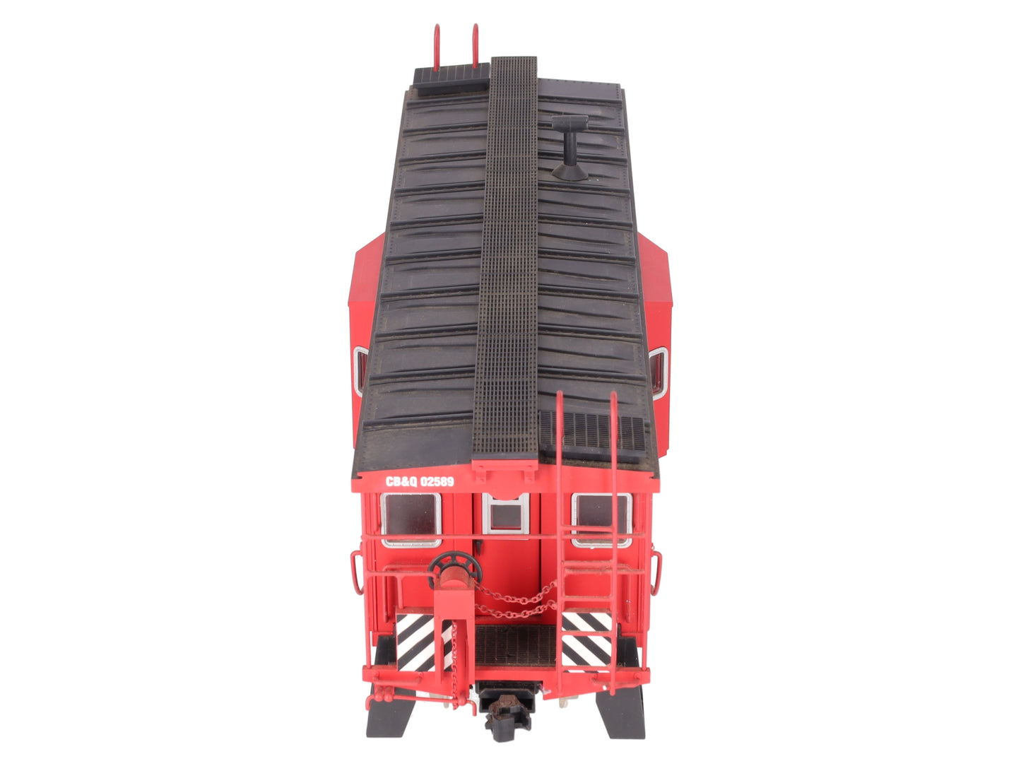 USA Trains 12054 G Burlington Route Bay Window Caboose - Metal Wheels EX/Box