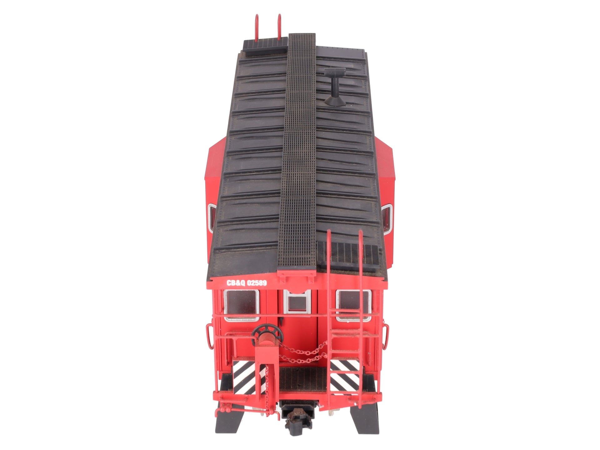 USA Trains 12054 G Burlington Route Bay Window Caboose - Metal Wheels EX/Box