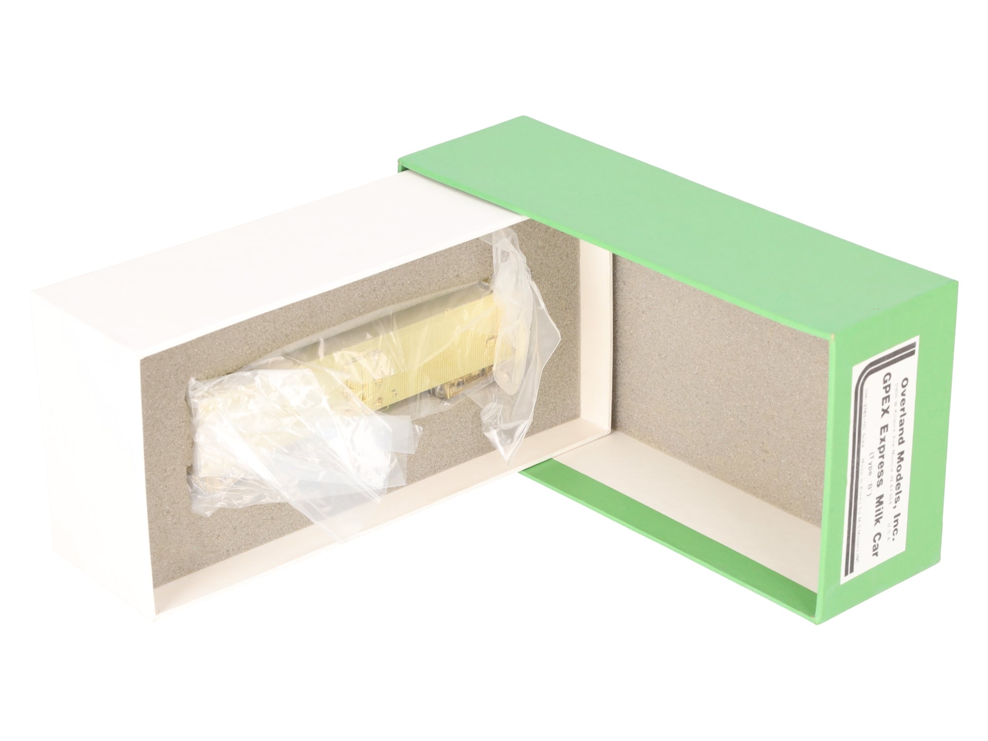 Overland 3161 HO Brass GPEX Type B Express Milk Car - unpainted EX/Box