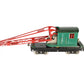 MTH 10-1082 Standard Gauge No. 219 Peacock Crane Car with Brass Trim EX/Box