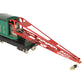 MTH 10-1082 Standard Gauge No. 219 Peacock Crane Car with Brass Trim EX/Box
