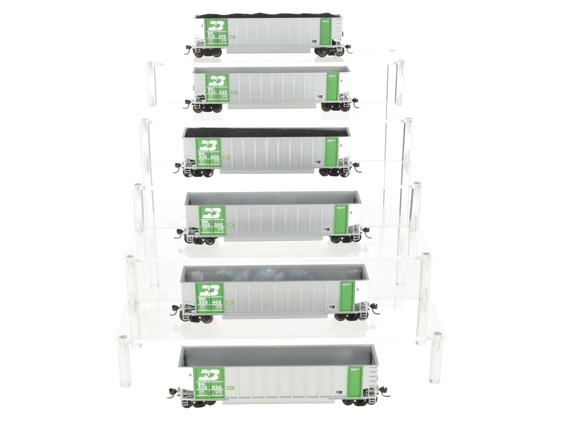 Walthers 932-5301 HO Scale Burlington Northern Bethgon (Pack of 6) EX/Box