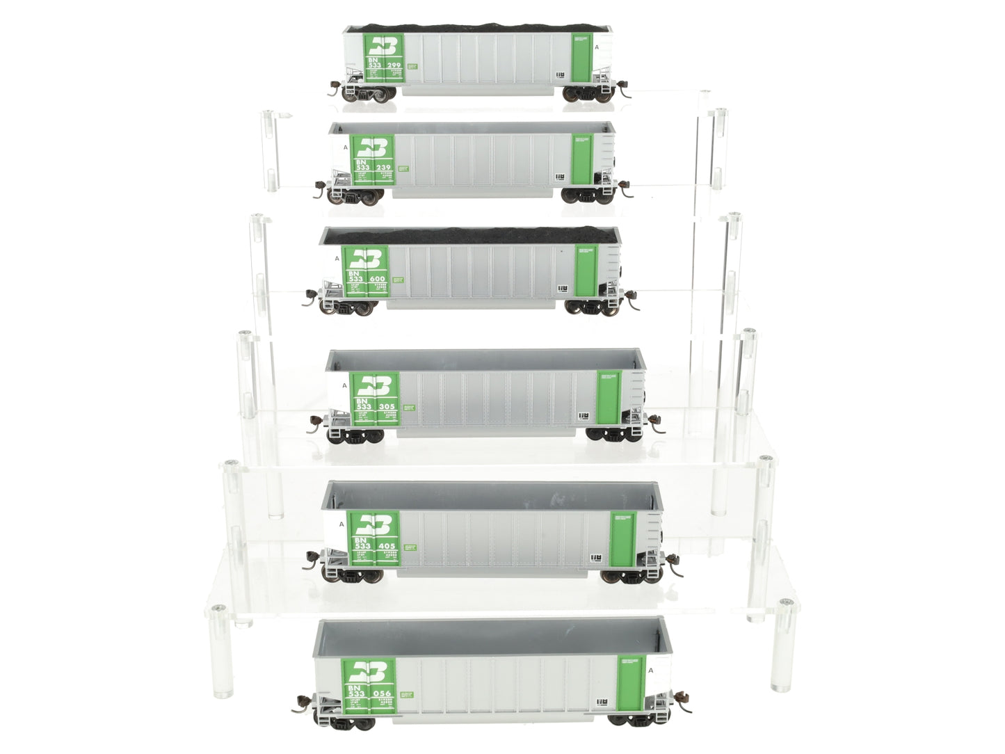 Walthers 932-5301 HO Scale Burlington Northern Bethgon (Pack of 6) EX/Box