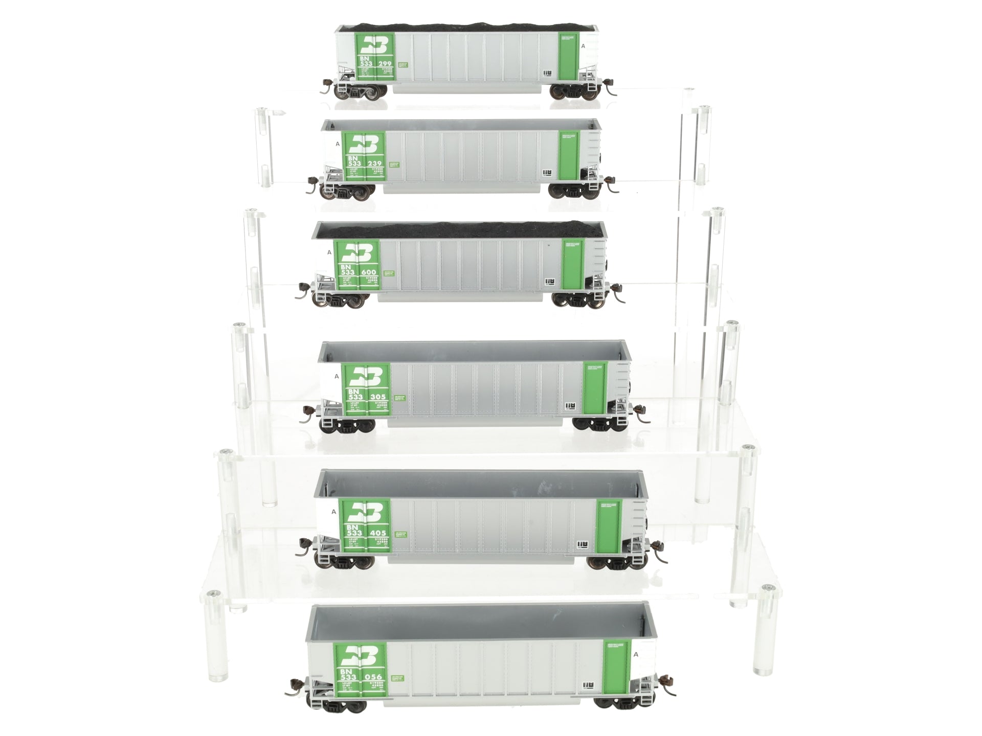 Walthers 932-5301 HO Scale Burlington Northern Bethgon (Pack of 6) EX/Box