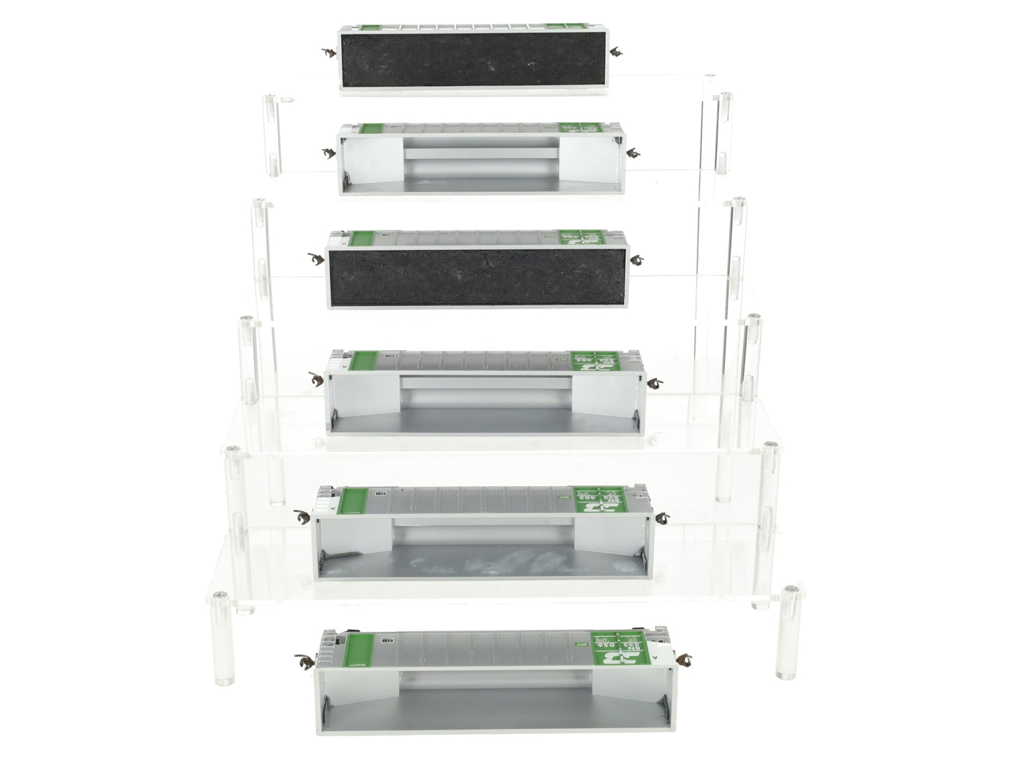 Walthers 932-5301 HO Scale Burlington Northern Bethgon (Pack of 6) EX/Box
