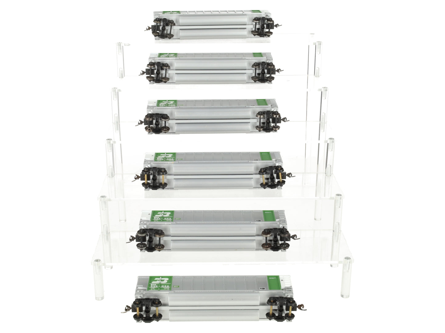 Walthers 932-5301 HO Scale Burlington Northern Bethgon (Pack of 6) EX/Box