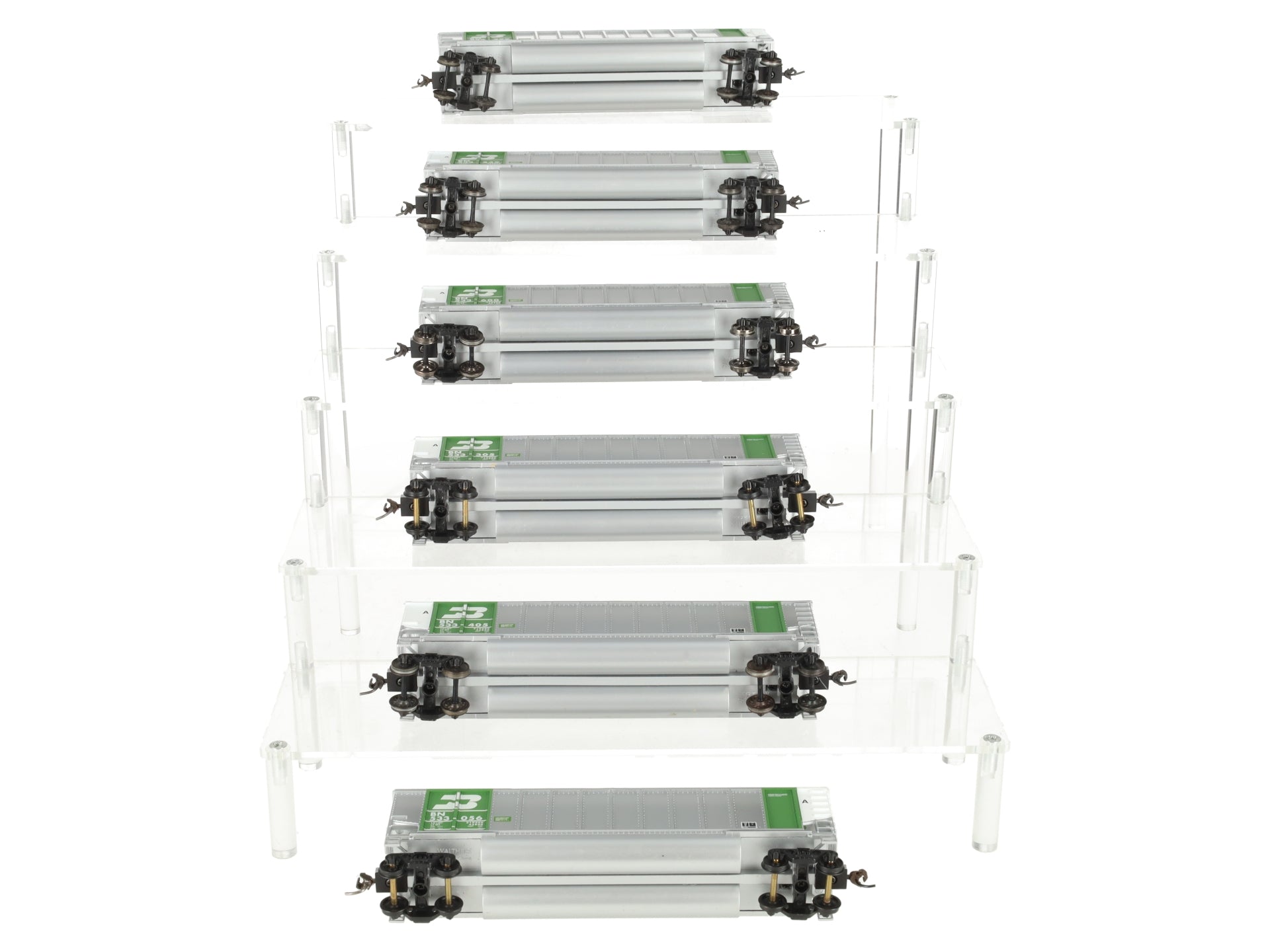 Walthers 932-5301 HO Scale Burlington Northern Bethgon (Pack of 6) EX/Box