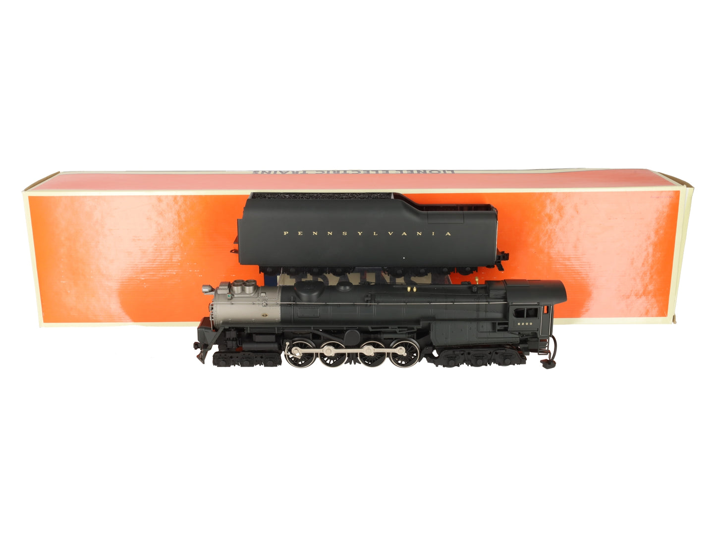Lionel 6-18010 O PRR 6-8-6 Turbine Steam Locomotive & Tender with RS #6200 EX/Box
