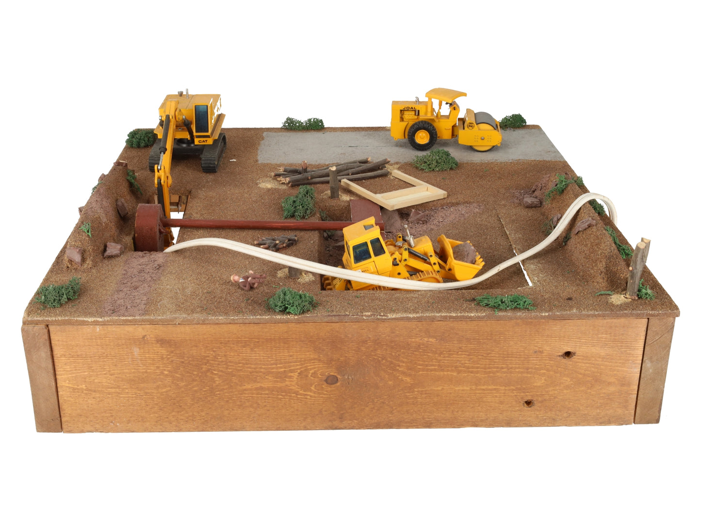 HO Scale Custom Motorized Construction Site Layout Section EX