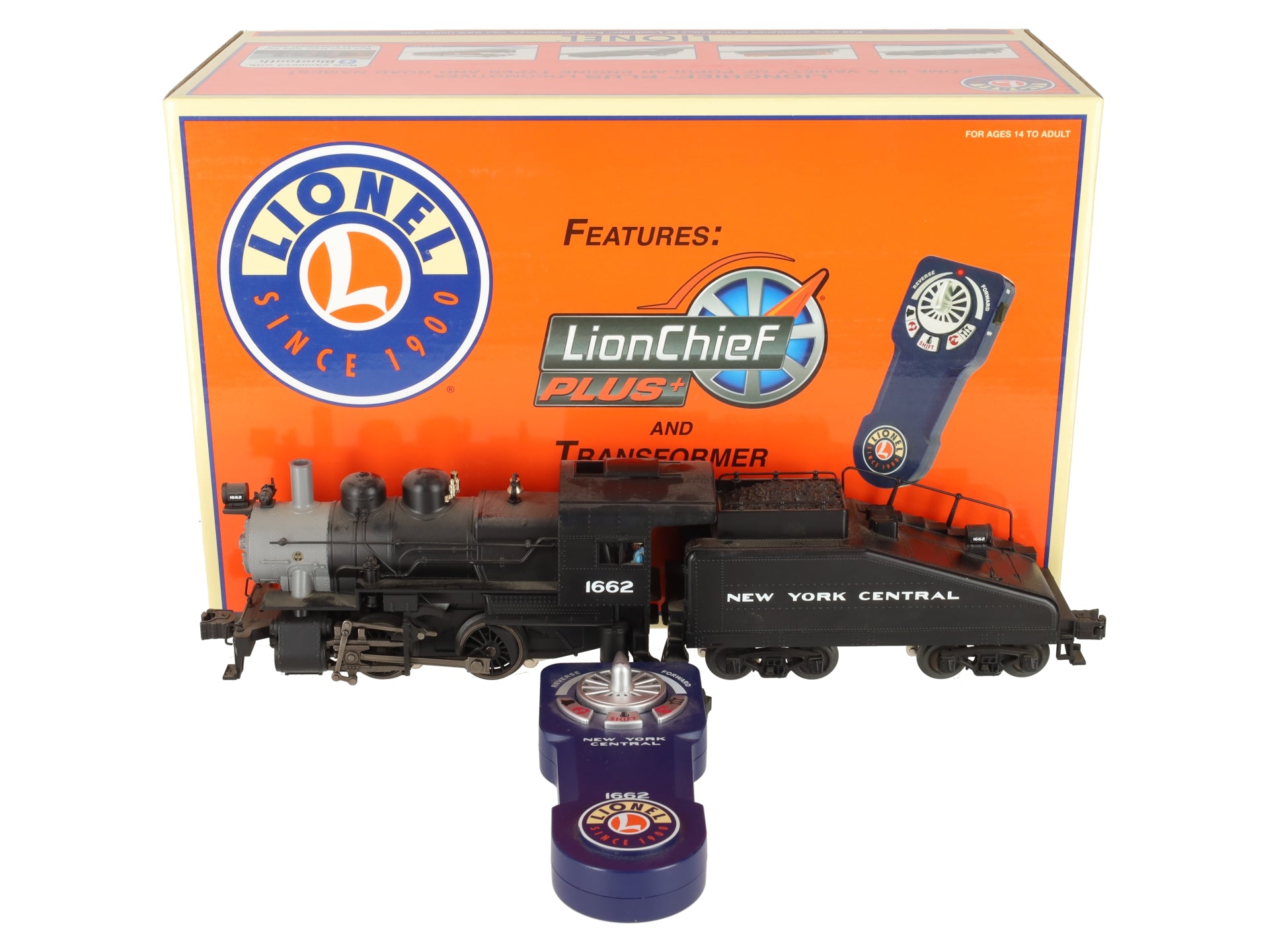 Lionel 6-84966 New York Central LionChief Plus A5 Steam Locomotive #1662 EX/Box