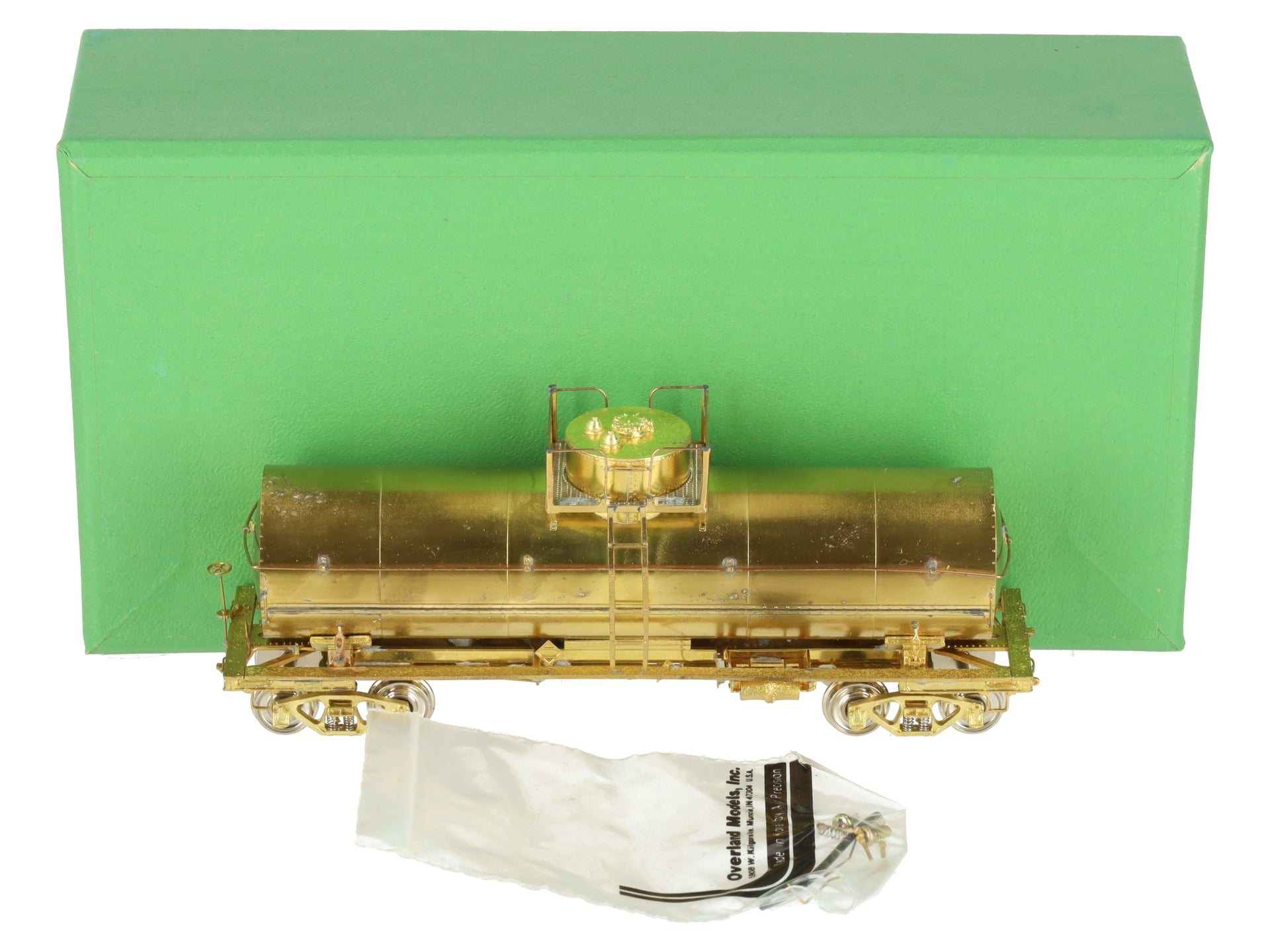 Overland 3133 HO Brass ACF 8,000 Gal. Single Dome, Insulated Low Pressure Tank  EX/Box