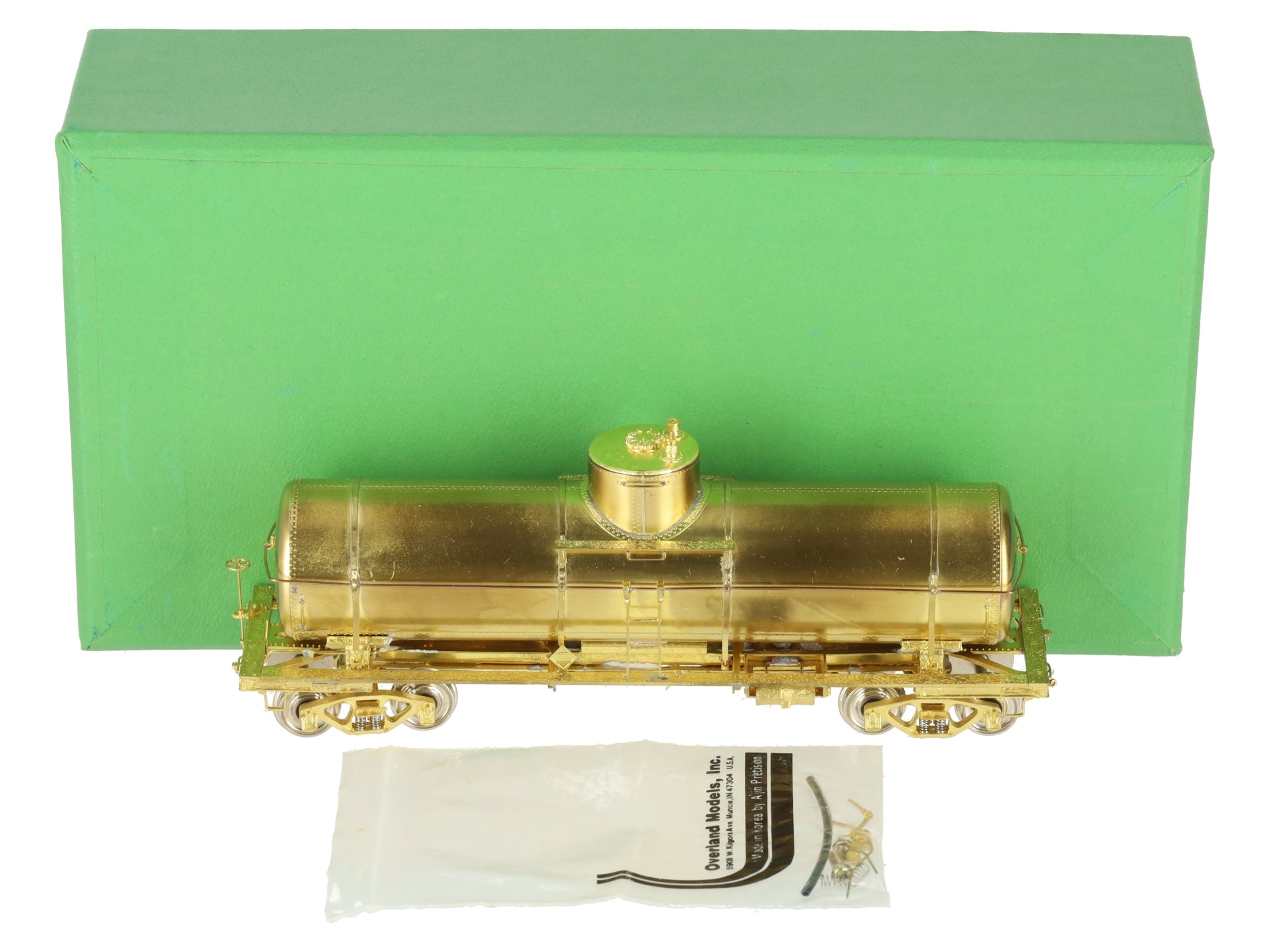 Overland 3130 HO Scale BRASS ACF Single Dome 8,000 Tank Car EX/Box