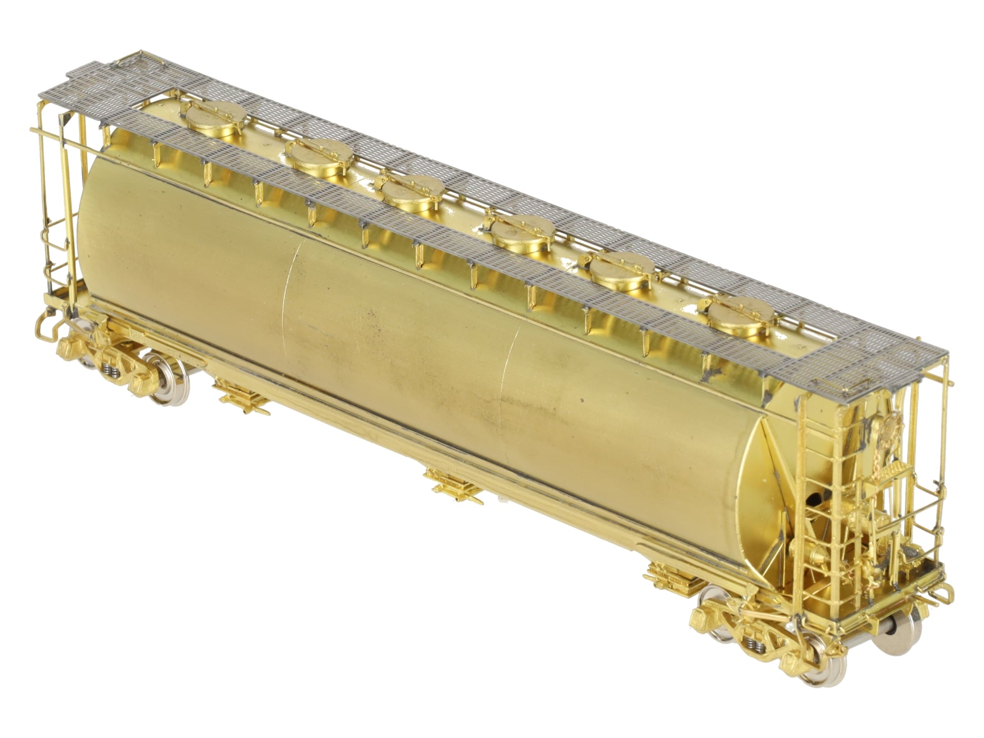 Overland OMI-3039 BRASS HO Scale NYC 'ACF'  Cylindrical Covered Hopper EX/Box