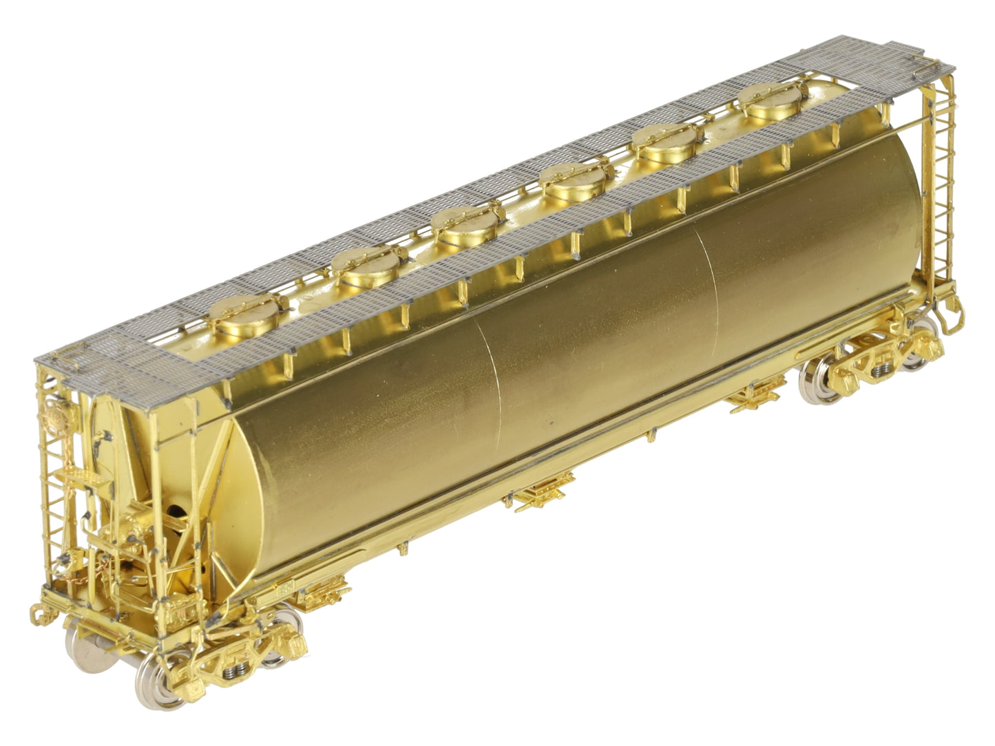 Overland OMI-3039 BRASS HO Scale NYC 'ACF'  Cylindrical Covered Hopper EX/Box