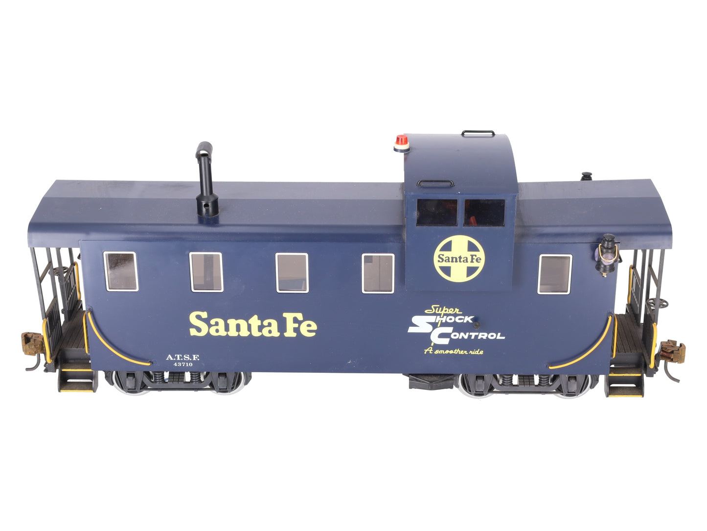 LGB 43710 Santa Fe Caboose w/Metal Wheels VG/Box