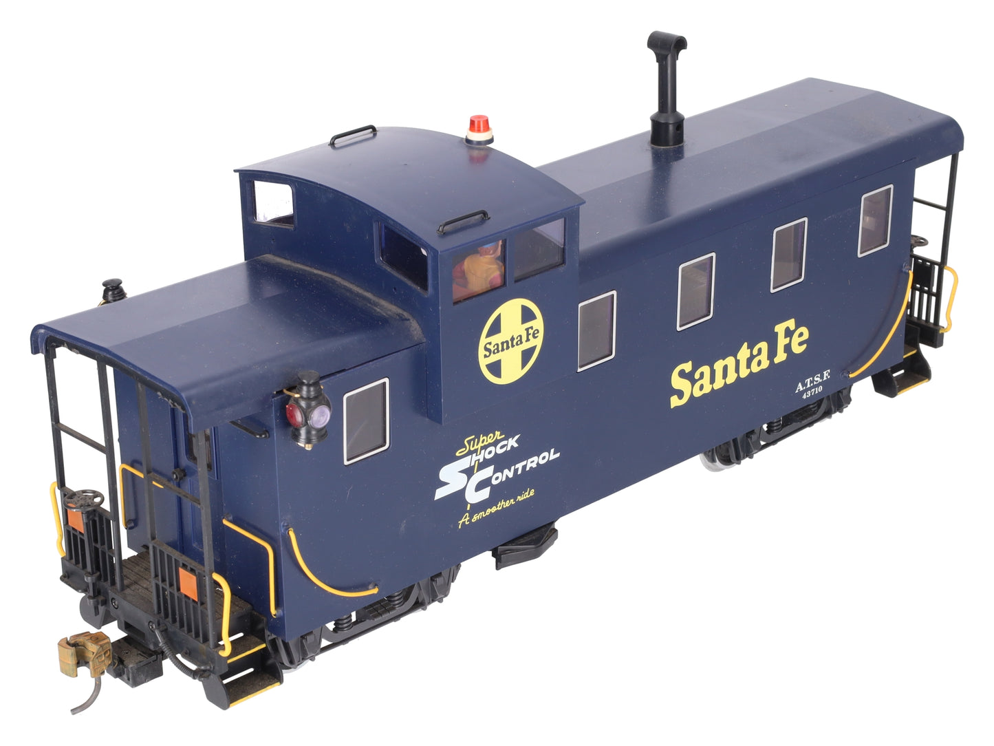LGB 43710 Santa Fe Caboose w/Metal Wheels VG/Box