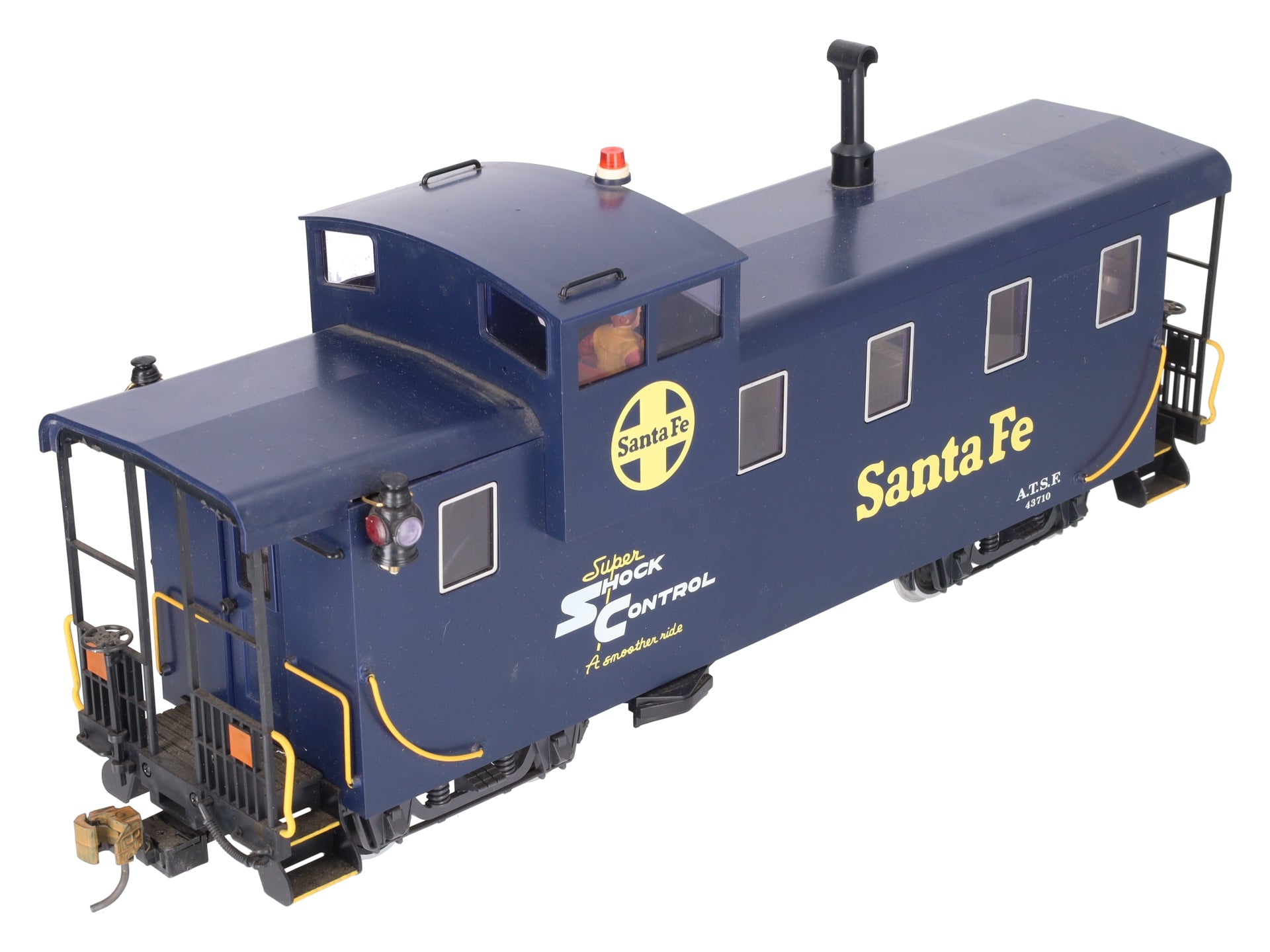 LGB 43710 Santa Fe Caboose w/Metal Wheels VG/Box