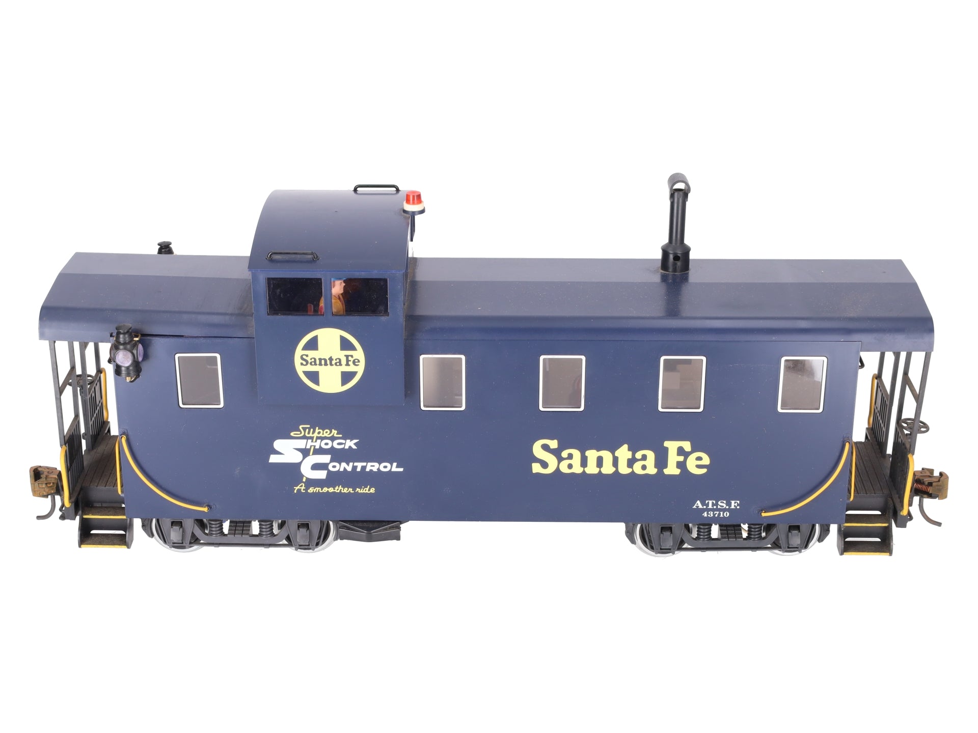 LGB 43710 Santa Fe Caboose w/Metal Wheels VG/Box