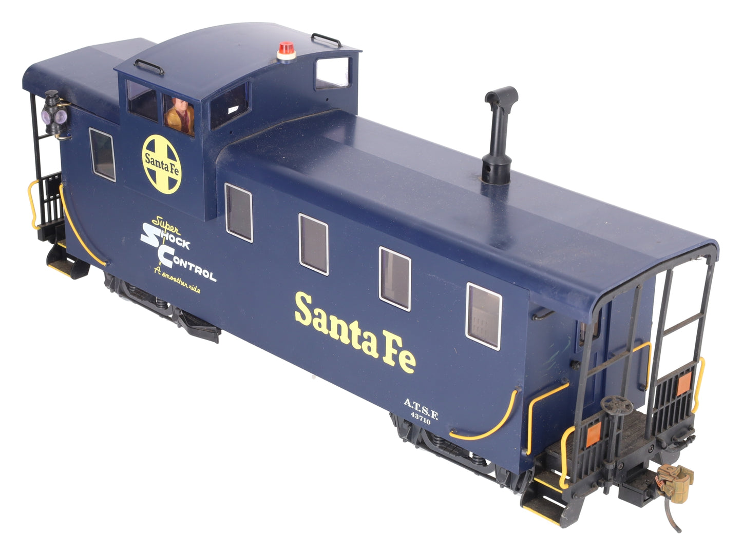 LGB 43710 Santa Fe Caboose w/Metal Wheels VG/Box