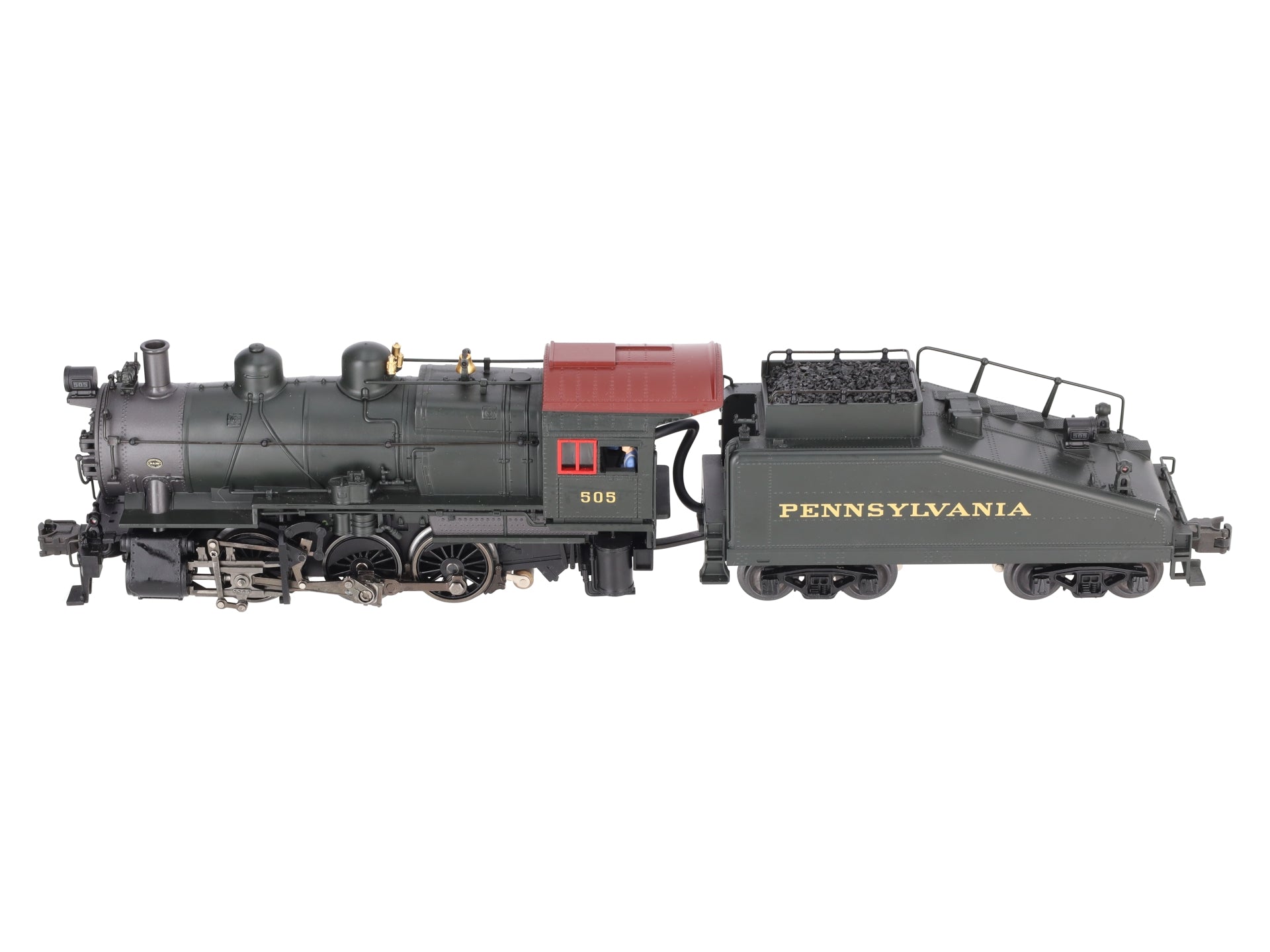 K-Line K3480-0001 O Gauge Pennsylvania 0-6-0 B6 Steam Switcher #505 w/Railsounds EX/Box