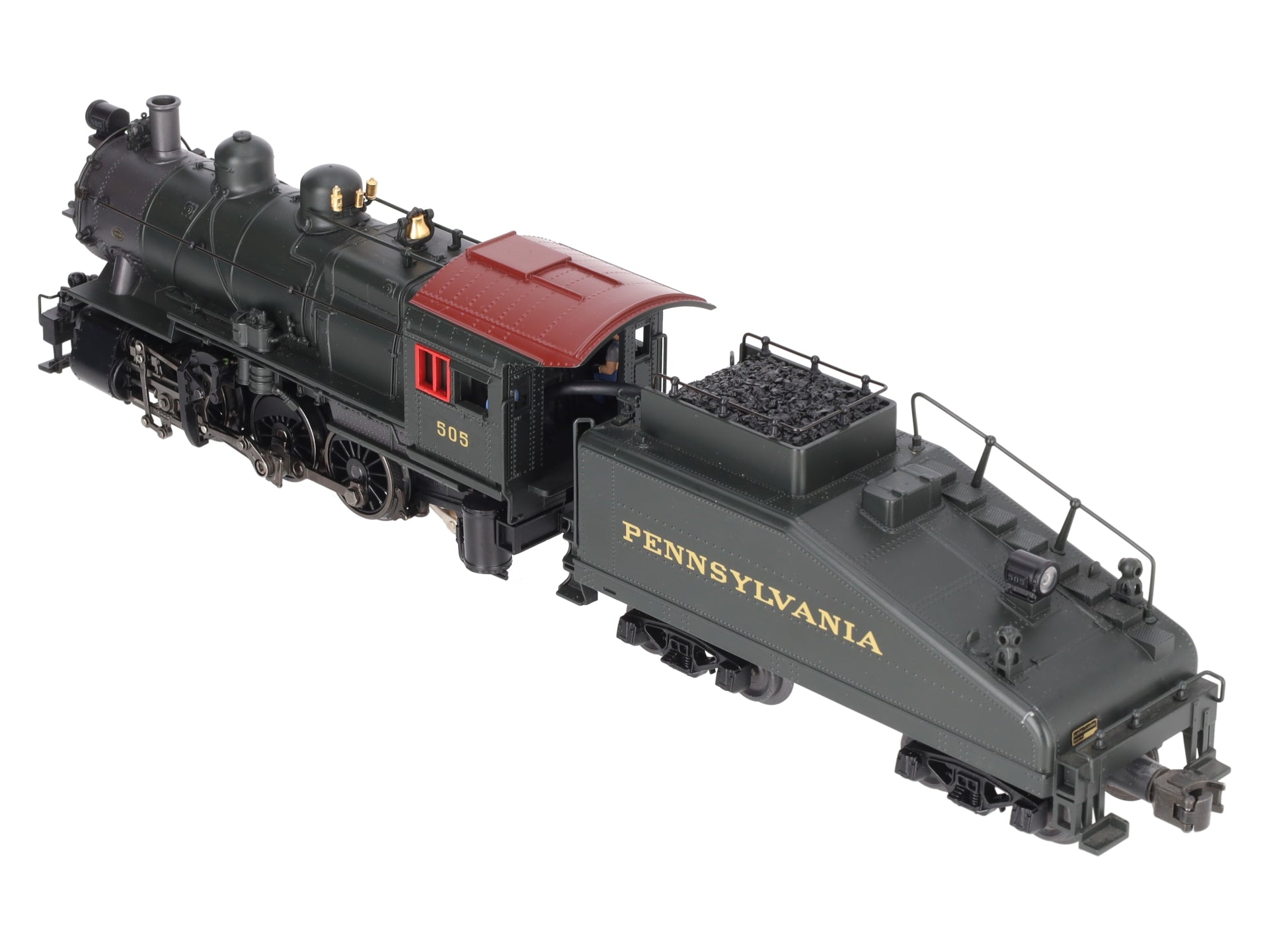 K-Line K3480-0001 O Gauge Pennsylvania 0-6-0 B6 Steam Switcher #505 w/Railsounds EX/Box