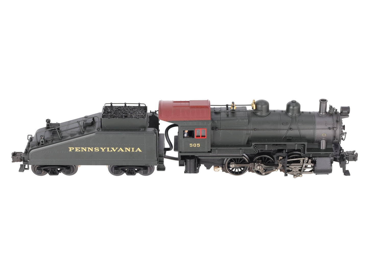 K-Line K3480-0001 O Gauge Pennsylvania 0-6-0 B6 Steam Switcher #505 w/Railsounds EX/Box