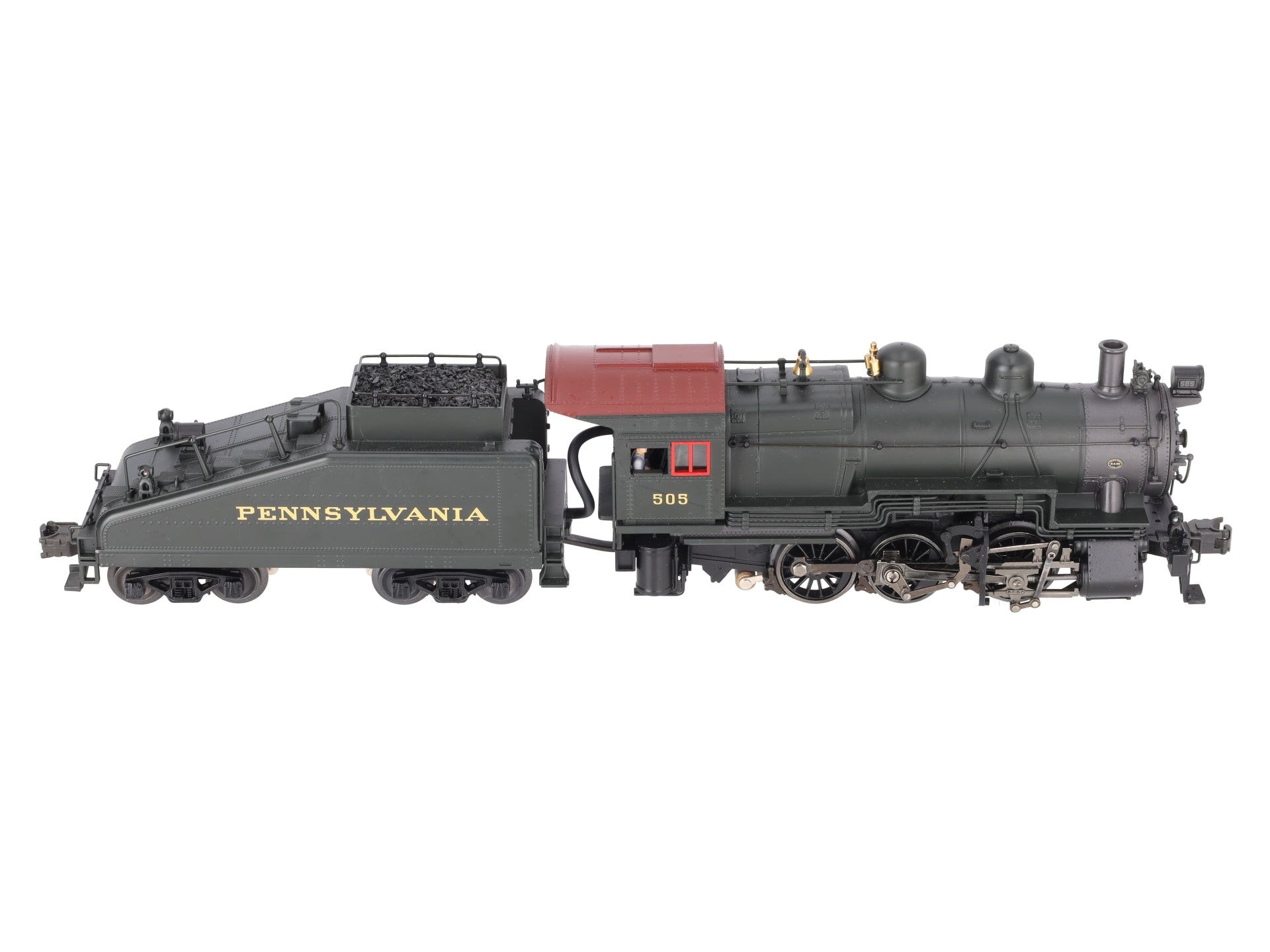K-Line K3480-0001 O Gauge Pennsylvania 0-6-0 B6 Steam Switcher #505 w/Railsounds EX/Box