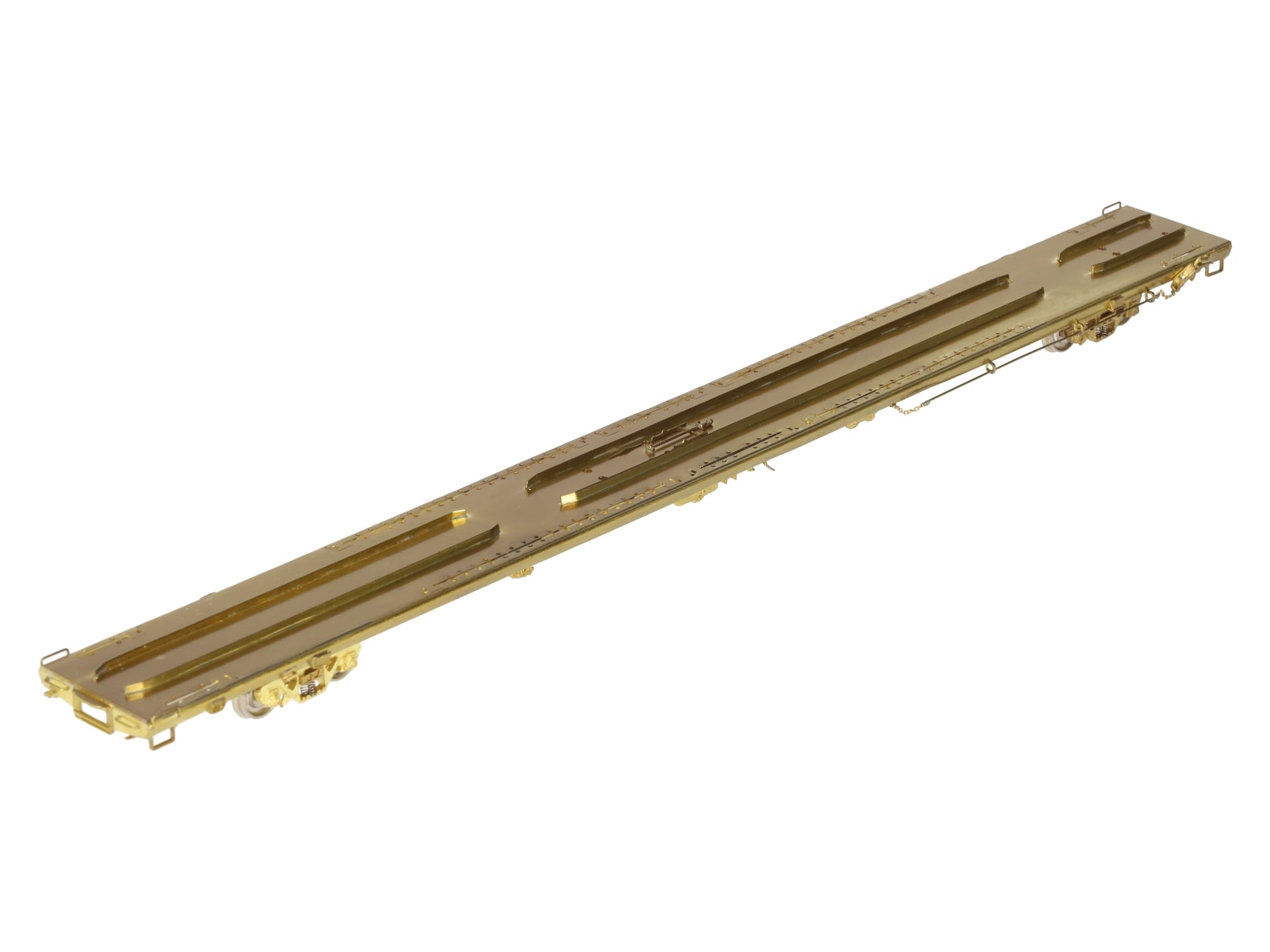 Overland OMI-3032 HO Scale BRASS TTWX TOFC Trailer Train Flat Car #980100-981000 EX/Box