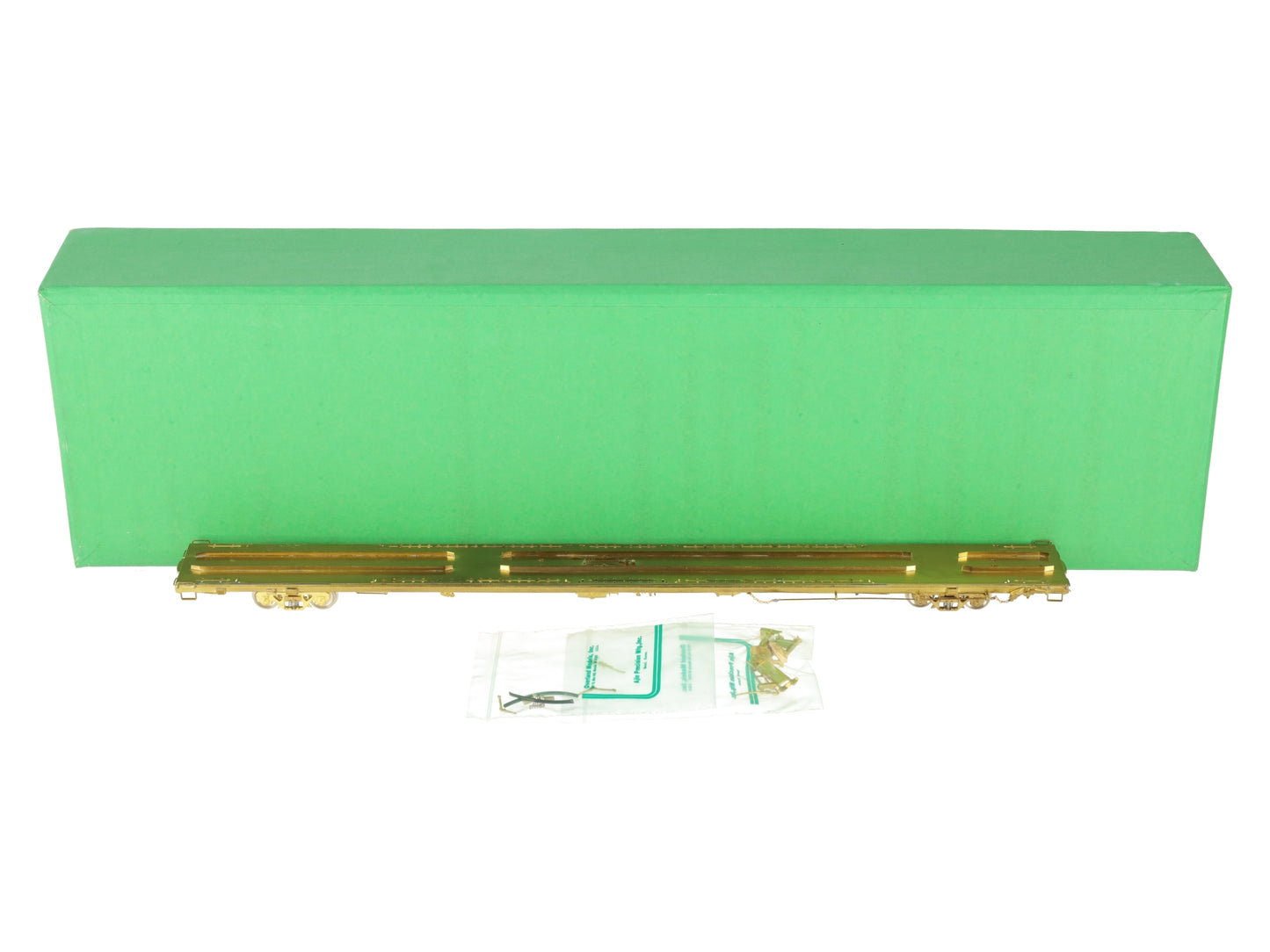 Overland OMI-3032 HO Scale BRASS TTWX TOFC Trailer Train Flat Car #980100-981000 EX/Box