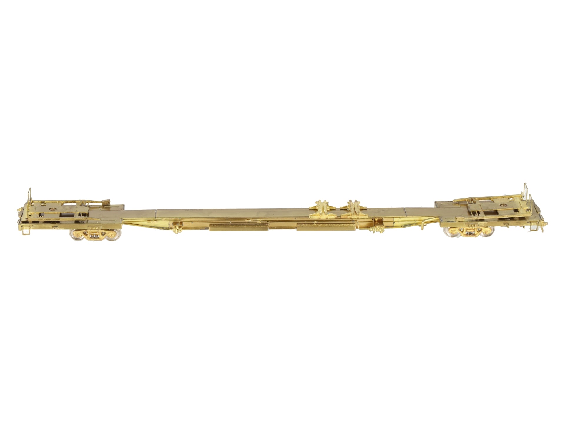 Overland OMI-1312 Brass HO NYC Flexi-Van Flat Car EX/Box