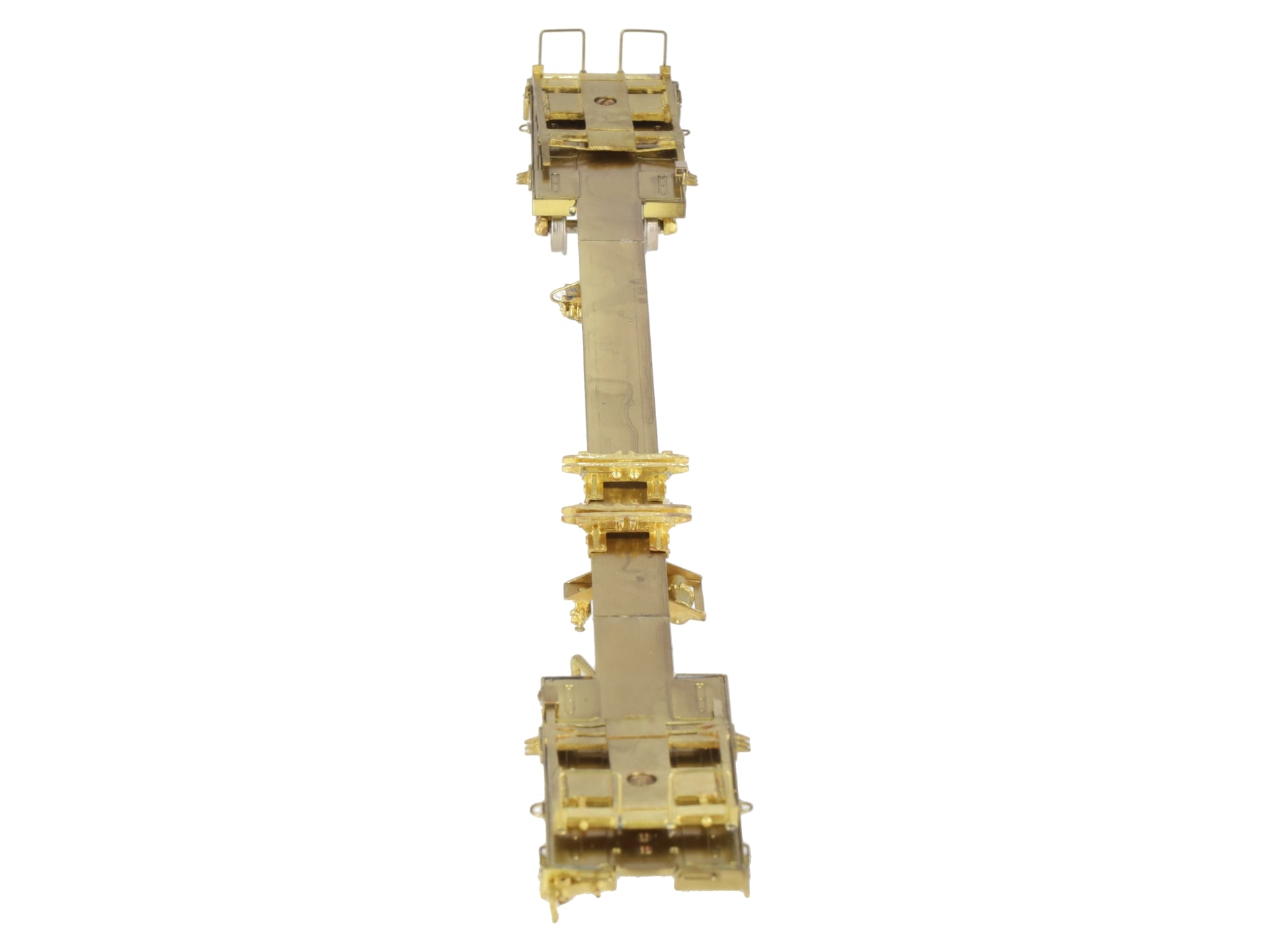Overland OMI-1312 Brass HO NYC Flexi-Van Flat Car EX/Box