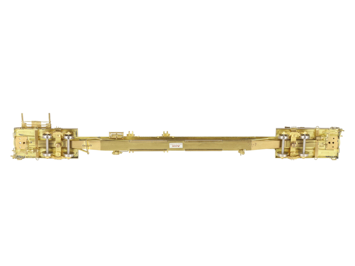 Overland OMI-1312 Brass HO NYC Flexi-Van Flat Car EX/Box