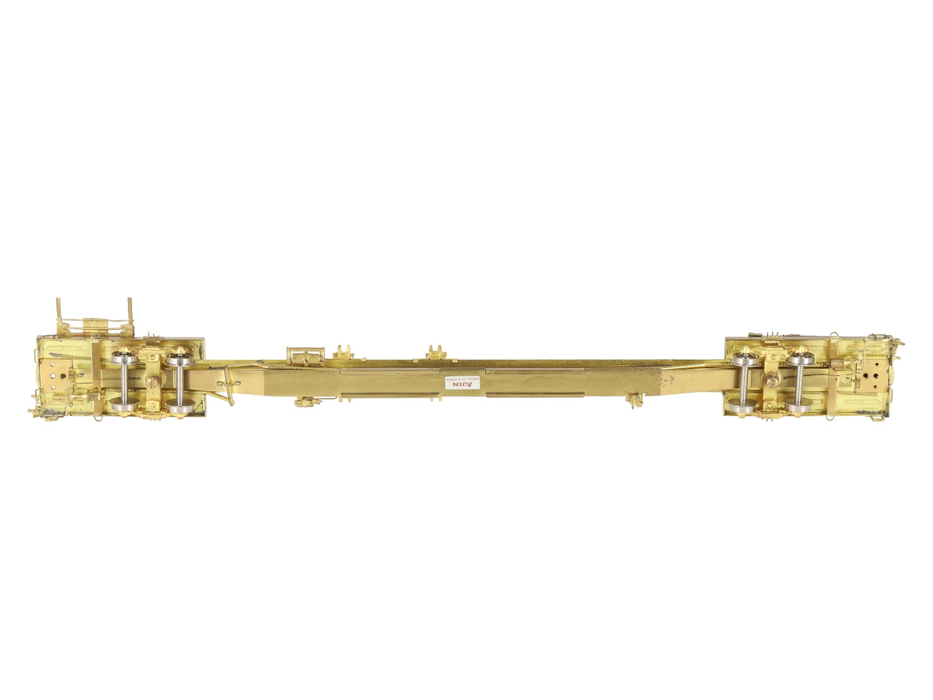 Overland OMI-1312 Brass HO NYC Flexi-Van Flat Car EX/Box