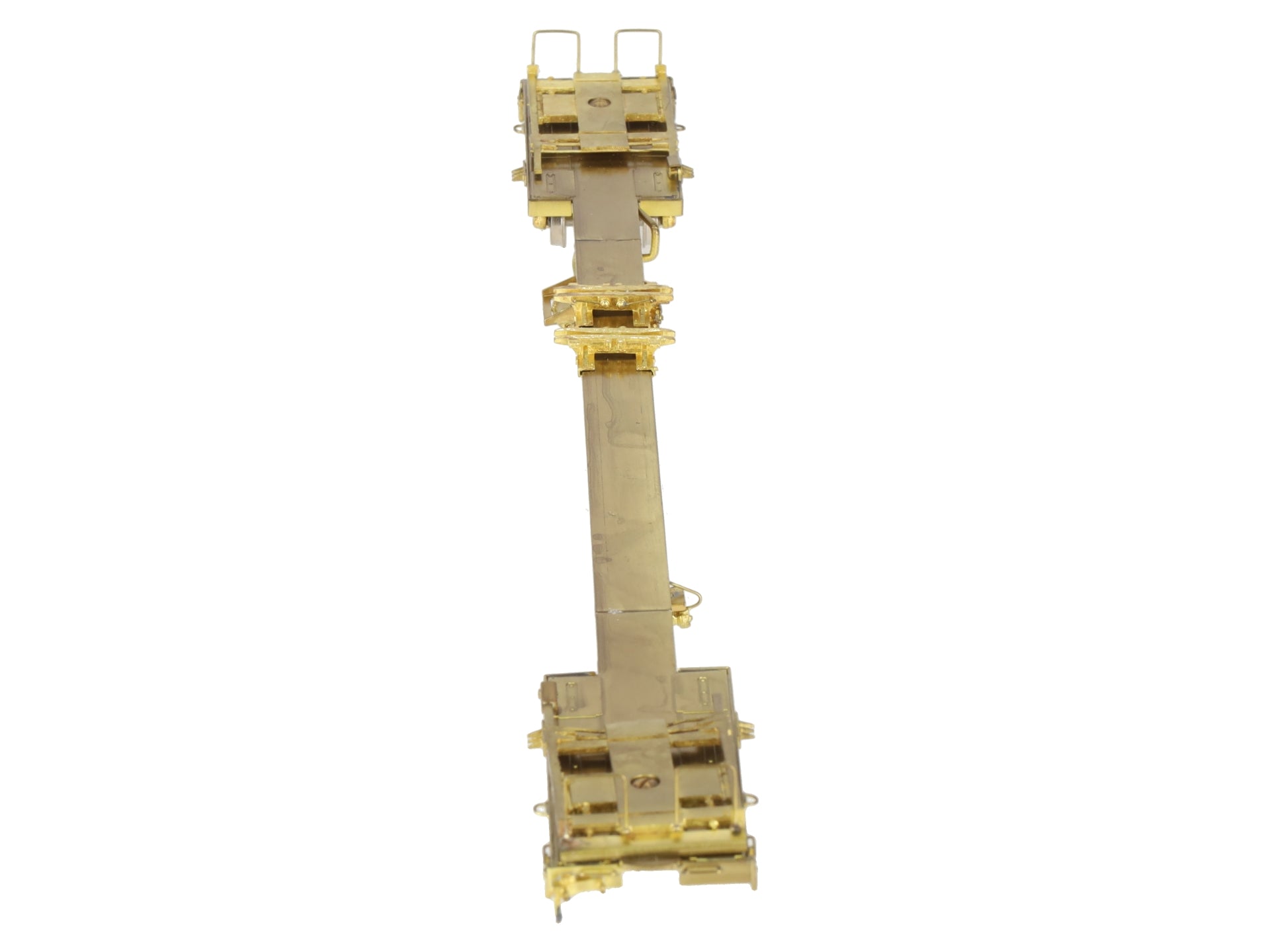 Overland OMI-1312 Brass HO NYC Flexi-Van Flat Car EX/Box