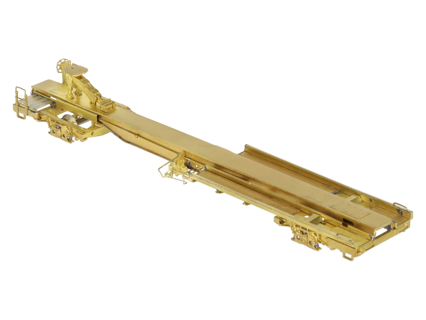 Overland OMI-3042 HO Scale Brass TTUX Thrall Front Runner TOFC Flat Car #121046 EX/Box