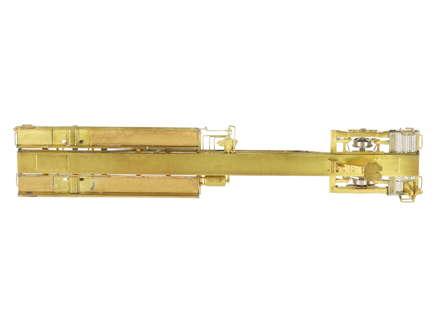 Overland OMI-3042 HO Scale Brass TTUX Thrall Front Runner TOFC Flat Car #121046 EX/Box