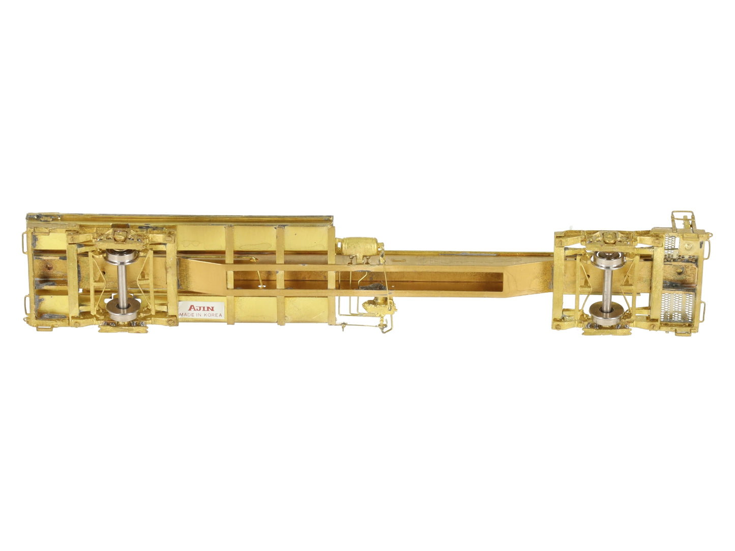 Overland OMI-3042 HO Scale Brass TTUX Thrall Front Runner TOFC Flat Car #121046 EX/Box