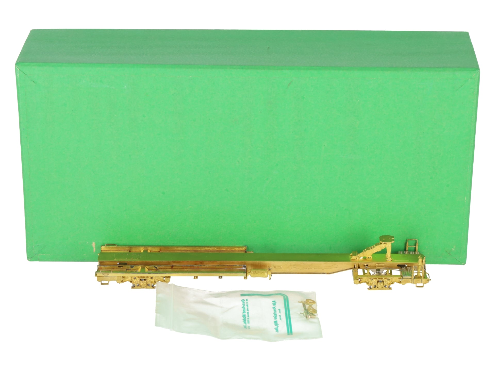 Overland OMI-3042 HO Scale Brass TTUX Thrall Front Runner TOFC Flat Car #121046 EX/Box