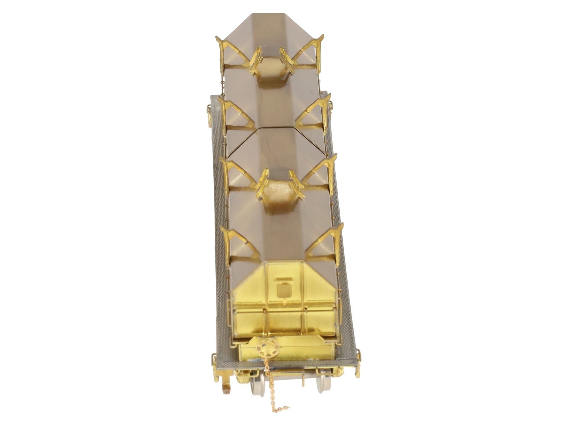 Overland OMI-1358 Brass HO Scale Evans Steel Coil Car EX/Box